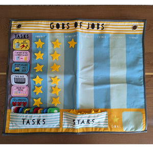 Crate & Barrell Kids Gobs of Jobs Activity Chore Chart